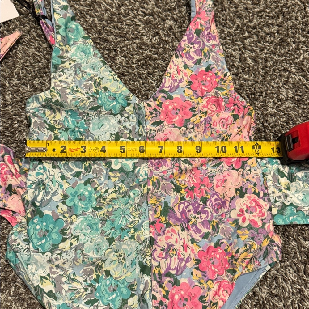 Beach Riot Pastel Floral One Piece Swimsuit - Picture 7 of 7